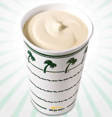 In N Out Vanilla Shake