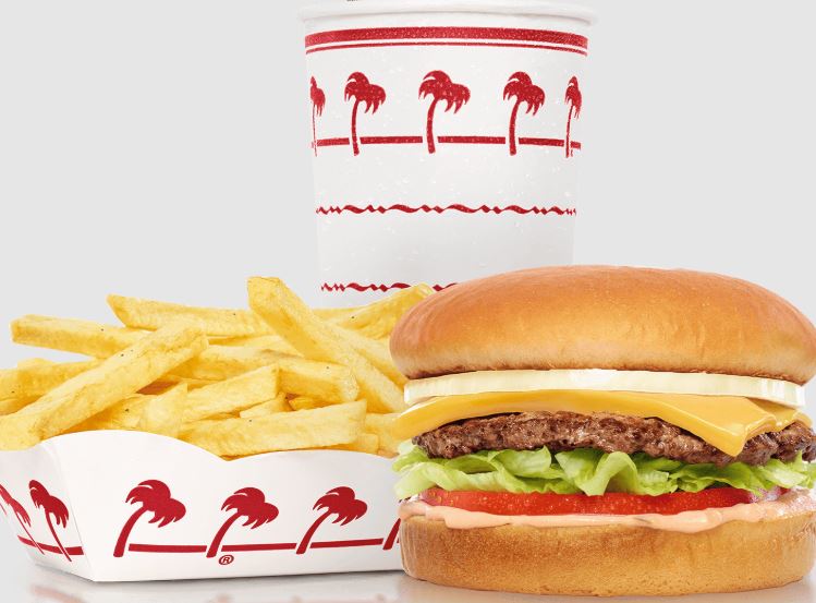 In-N-Out cheeseburger