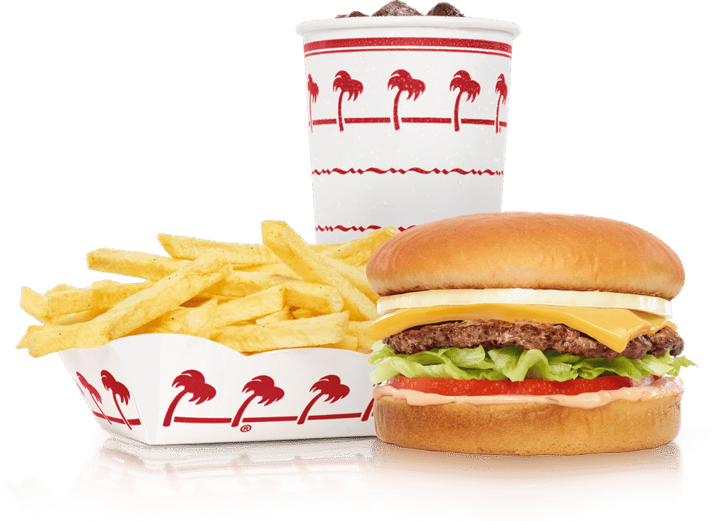 In N Out Cheeseburger Combo