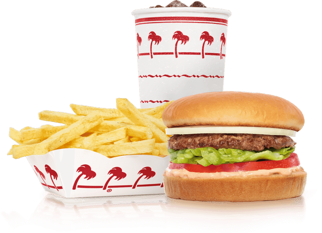 In N Out Hamburger Combo